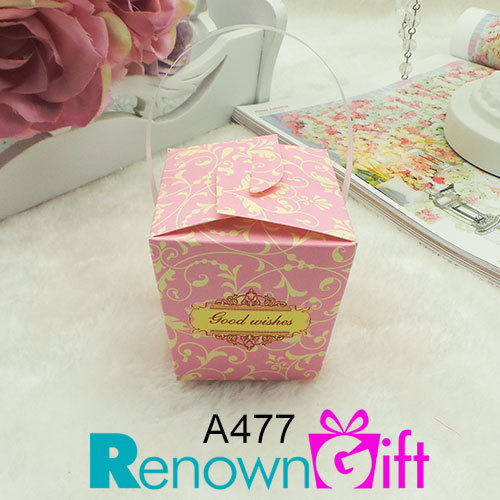 vector paper box pink